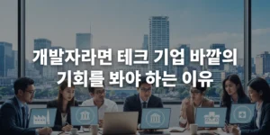 다양한 산업 분야의 기회를 탐색하는 개발자들