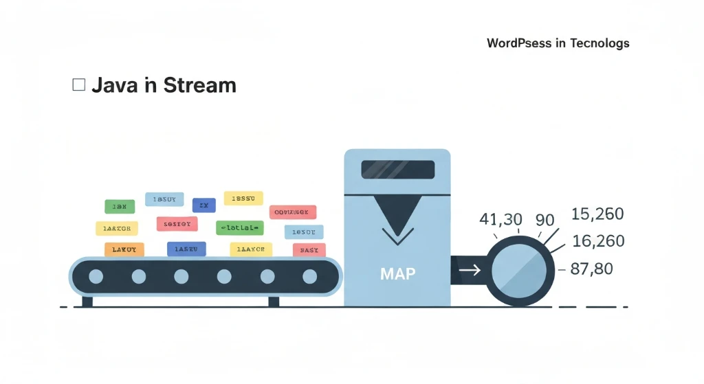 Java Stream map 메서드 사용 예시 코드의 흐름