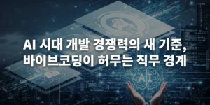 AI 시대, 직무 경계가 허물어지는 미래 도시 풍경